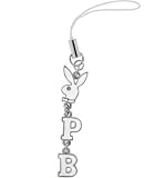 Playboy White Rabbit Head CELL PHONE CHARM