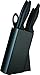 Read Laser Cuisine 6 Piece Knife Block Set Colour: Black Details Laser Cuisine 6 Piece Knife Block Set Colour: Black