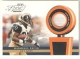 2002 Playoff Piece of the Game Materials #38 Marshall Faulk JSY - ST. Louis Rams (Piece of Authentic Game-Worn Jersey) (Football Cards)