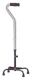 `Quad Cane Heavy Duty Large Base 500# Capacity Max weight capacity: 500 Lbs. * Easy-to-use one butt