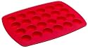 KitchenAid Silicone 24-Cup Mini Muffin Pan, Red