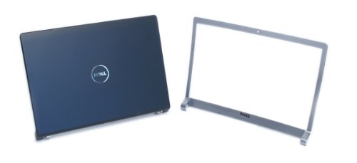 Genuine Dell T924F P613X M138C LCD Cover Top Lid Bezel Kit Assembly with Hinges in Matte Black and Silver. For Dell Studio 1535, 1536, and 1537 Notebook Laptop Systems, Fits Laptop Notebooks With 15.4 Genuine Dell T924F P613X M138C LCD Cover Top Lid Bezel Kit Assembly with Hinges in Matte Black and Silver. For Dell Studio 1535, 1536, and 1537 Notebook Laptop Systems, Fits Laptop Notebooks With 15.4