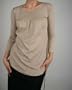 Alternative Women's Joni 3/4 Sleeve Baby Doll Top - Linen AA4505 M