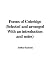 Poems of Coleridge (Selected and Arranged With an Introduction and Notes)
