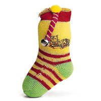 Spot ”Spotnips” Neon Sock with Catnip & Bell Cat Toy