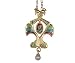 DOUBLE PEACOCK PENDANT, SS-2426