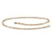 10K Gold Tailored Ankle Bracelet