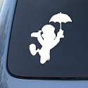 JIMINY CRICKET SILHOUETTE - Jimminy Pinocchio Disney - Vinyl Car Decal Sticker #1721 | Vinyl Color: White