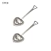 2pcs Stainless Steel heart-shaped Tea Ball 1.8 Inch Tea Infuser Strainers Tea Strainer Filters Tea Interval Diffuser for Tea