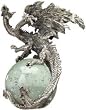 Mystical Dragon Orb supporting a two headed dragon (The Digital Angel)