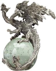 Mystical Dragon Orb supporting a two headed dragon (The Digital Angel)