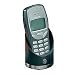 Halter für Mobiltelefone, rund - Schwarz & Chrom