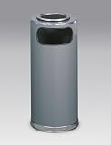 Crowne Collection 15 gallon Steel/Chrome Ash/Trash Textured Gray/Chrome Ash/Trash SO17SUSCGR