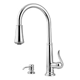 Price Pfister T529-YPC Ashfield Lever Handle Pull Out Faucet, Chrome