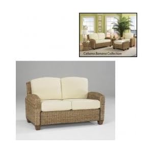 Cabana Banana Loveseat - Honey by Home Styles