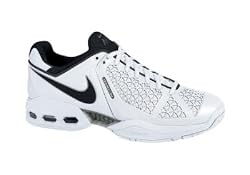 Men's Nike Air Max Breathe Cage II 317887 101 (Men's 11.5, White Black Metallic Silver)