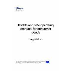 Usable and Safe Operating Manuals for Consumer Goods
