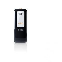 Coby CX70BLK Mini Pocket AM/FM Radio, Black
