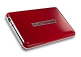 Produkt-Bild: Platinum MyDrive 6,4 cm (2,5 Zoll) externe Festplatte 500GB HDD rot