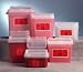 [Itm] 1 Gallon, Wall Mount/Freestanding, Red [Acsry To]: Medline Lock-Up Containe... see description