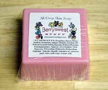 2 Cherry Almond Handmade Bar Soaps BERRYSWEETSTUFF.COM