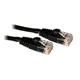Cables To Go - 15189 - 5ft CAT5E 350Mhz Snagless Patch Cable Black by Cables To Go