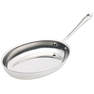 All-Clad Master Chef 2 12-Inch Oval Omelet Skillet