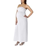 Liz Lange® for Target® Strapless Sateen Maxi - White