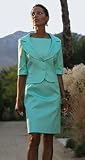 COTTON PIQUE JACKET DRESS
