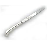 Sterling silver letter opener with Georgian pistol handle in presentation case