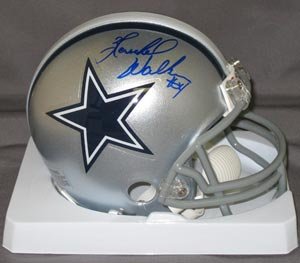 Herschel Walker Signed Cowboys Mini Helmet