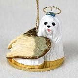 Maltese Angel Dog Ornament