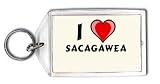I Love Sacagawea Keychain