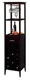 Winsome 18 Bottle Wine Tower With Espresso Finish