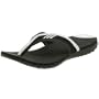 adidas Women's Calo Sandal,Black/White/Silver,8 M