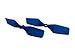 KBDD Blade Nano CP X / CP S Pearl Blue Extreme Edition Tail Rotor Blades - 2 Pack #5054