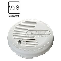 Funk-Rauchmelder,VdS zertifiziert, integrierte Sirene (85dB), inkl. 9V-Lithium-Batterie