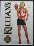 KILLIANS IRISH RED HEATHER KOZAR FOOTBALL 18 X 24 POSTER