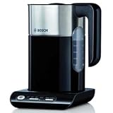 Bosch Styline Collection Kettle Twk8633gb, Four Temperature Control Settings, Black And Stainless Steel