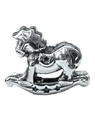 Sterling Silver Rocking Horse Zable Bead Charm bz1765