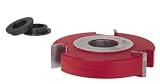 Freud EC-143 3-Wing 5/8-Inch Straight Edge Shaper Cutter, 3/4 Bore