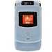 PCMICROSTORE Brand AT&T Cingular Motorola MOTORAZR Razr V3xx Premium Translucent Blue Silicone Skin Case Cover