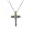 Eve's Addiction Sterling Silver Cross Pendant, 16 inches
