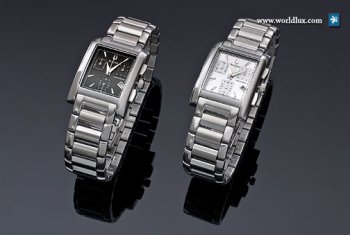 Bulova Watches, Bulova Bracelet Steel Chrono Large Watch - White Dial 96B90, Mens Watches, Mens Bulova Watches