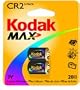 Kodak MAX KCR2-2 Lithium Photo Battery, 2 Pack