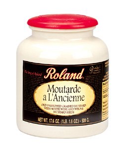 Roland Grained Dijon Mustard, 17.6 oz by Roland