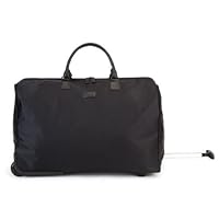 Lipault Paris 2-Wheeled 24 Inch Satchel, Black, Large