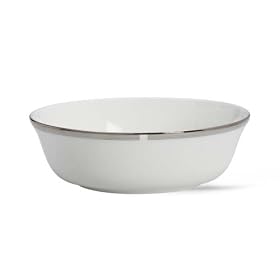 Lenox Columbus Circle Platinum Banded Bone China All Purpose Bowl by Lenox