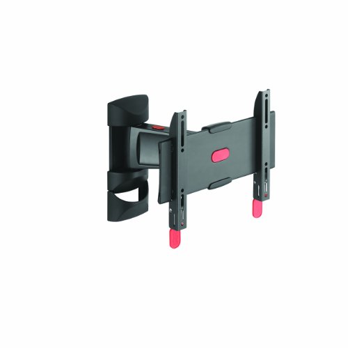 Physix PHW300S TV Wandhalter f&uuml;r 48-66cm (19-26 Zoll) Fernseher, drehbar, max. 20 kg, schwarz