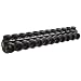 Morris Products 97880 Mountable Multi-Cable Connector, Insulated, Dual Entry, Black, 10 Ports, 3/8" Allen Hex, 750 - 250 Wire Range